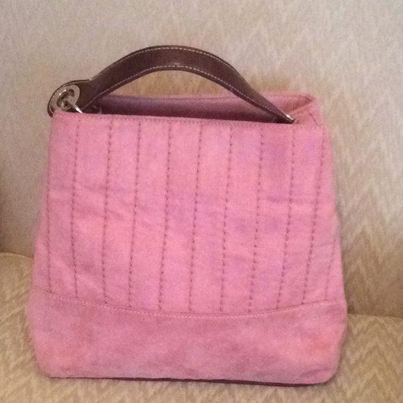 Tommy Hilfiger pink Swede handbag - Picture 3 of 5